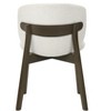 Gray Chenille & Walnut Side Chair (Set of 2) - 4 of 4