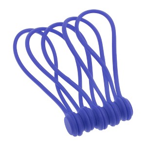 Unique Bargains Reusable Magnetic Cable Ties 7.48" Length 5 Pcs - 1 of 4