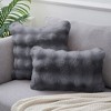 Unique Bargains Faux Fur Cozy Luxury Soft Modern Plush Pillowcase 1 Pc - 3 of 4