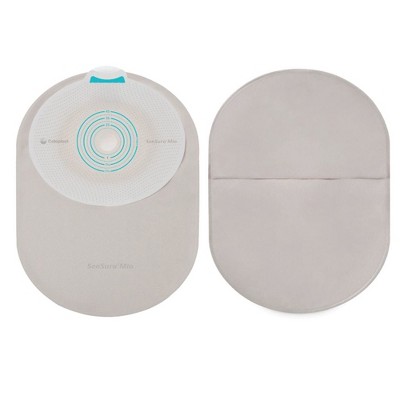 SenSura Mio Ostomy Pouch Closed End 1-3/8 Inch Stoma 8-1/4 Inch Length, Maxi 1pc System Opaque Gray 10884, 30 Ct