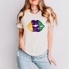 Simply Sage Market Women's Mardi Gras Lips Short Sleeve Graphic Tee - 2 of 4