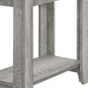 HomeRoots 22" Gray Wood End Table With Shelf - 4 of 4