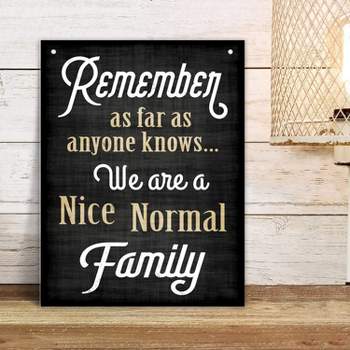 Bigtime Signs 11.75'' x 9'' PVC Family Quote Sign