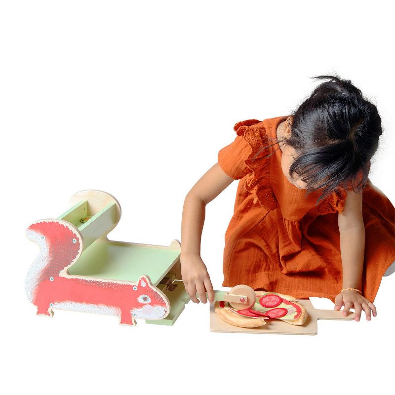 Manhattan Toy Nutty Squirrel Pizzeria Toddler & Kids Pretend Play Cooking Toy Set, 4 of 17