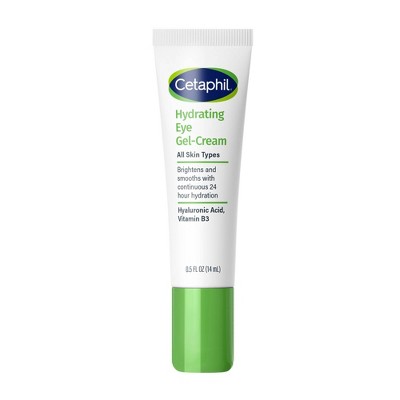Cetaphil Hydrating Eye Gel with Hyaluronic Acid - 0.5 fl oz: For Sensitive & Dry Skin, Unscented, Cream Formula