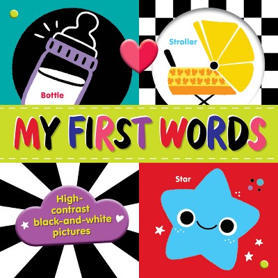My First Words - (Tiny Tots Tummy Time) by  Clever Publishing (Board Book)