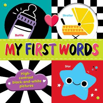 My First Words - (Tiny Tots Tummy Time) by  Clever Publishing (Board Book)