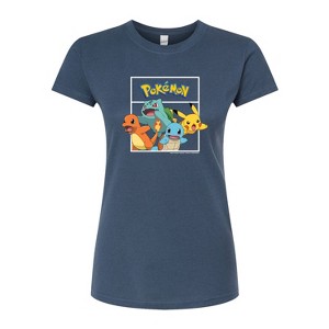 Women's - Pokémon - Team Pokémon Fitted Graphic T-Shirt - 1 of 3