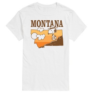Men's - Peanuts - Snoopy Montana Short Sleeve Graphic T-Shirt - 1 of 4