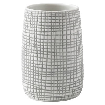 Cestino Tumbler Gray/White - Cassadecor