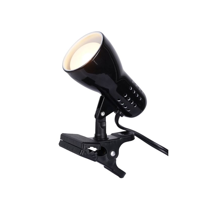 Cresswell Lighting 5&#34; Mini Clip Table Lamp Black (Includes LED Light Bulb), 2 of 6
