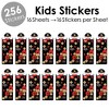 Big Dot of Happiness Red Carpet Hollywood - Movie Night Birthday Party Favor Kids Stickers - 16 Sheets - 256 Stickers - 2 of 4