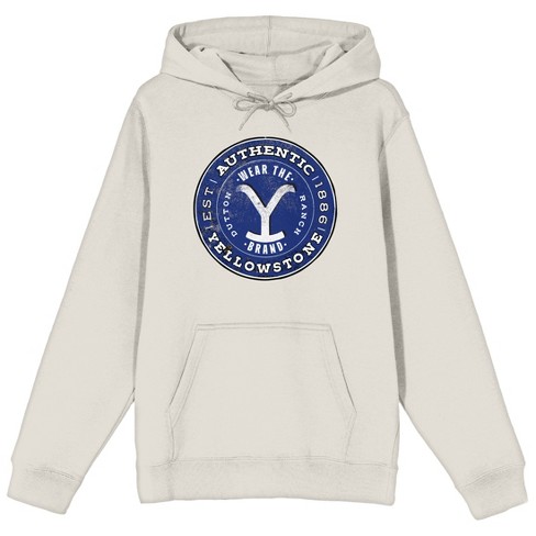 Yellowstone Dutton Ranch Logo Men's Sand Sweatshirt - image 1 of 2