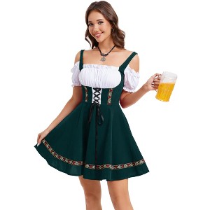 Womens Cold Shoulder Short Sleeve Suede Back Zipper Embroidered Floral Mini Dress - 1 of 4