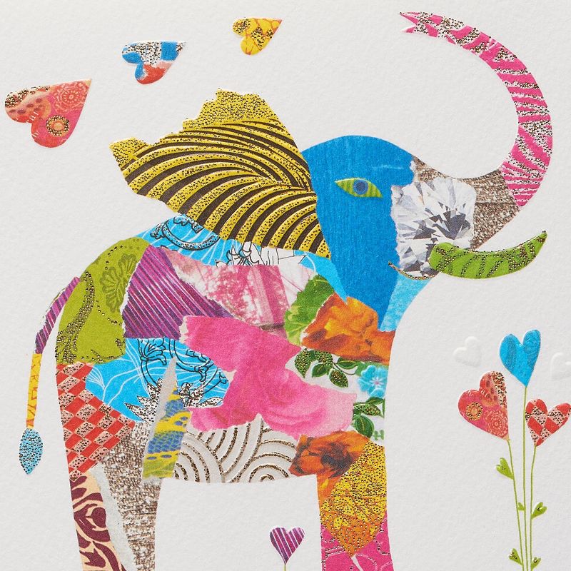 Birthday Card Collage Elephant - PAPYRUS, 4 of 6