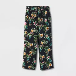 Girls' Straight Fit Belted Woven Pants - art class™