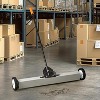 24" Rolling Magnetic Pick-Up Sweeper, 30LBS Capacity, with Quick Release Latch & Adjustable Long Handle, for Nails Needles Screws Collection - 2 of 4