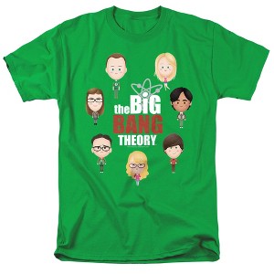 Big Bang Theory Emojis Adult T-Shirt - 1 of 4