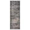 Washable Hallway Runner Rug, Vintage Oriental Floral Low Pile Carpet, Non-Slip & Stain Resistant - 3 of 4
