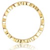 Young Adults/Teens 14k Yellow Gold Plated with Cubic Zirconia Colorful Marquise Turquoise Enamel Stacking Ring - 2 of 4