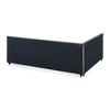 Kumasinova Velvet Platform Bed Frame Queen Size with Tufted Backrest,Queen Bed Frame with Armrests,No Box Spring Needed Bed Frames for Kids&Teens - 4 of 4