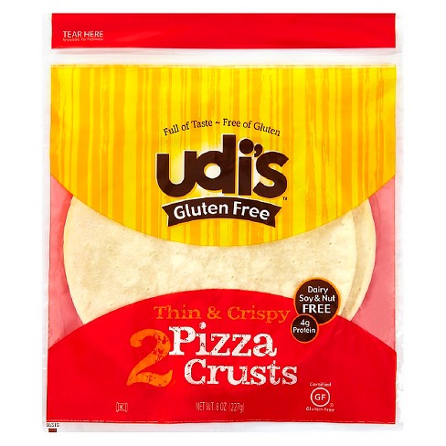 Udi S Gluten Free Frozen Pizza Crust 2pk Target