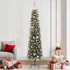 vidaXL Artificial Christmas Tree with 300 LEDs Green 58 x 58 x 210 cm - 2 of 4