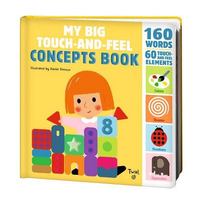 My Big Touch-And-Feel Concepts Book - (Touch-And-Feel Books) (Board Book)