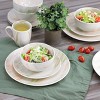 Elama Fine Marble 16 Piece Porcelain Dinnerware Set - 2 of 4