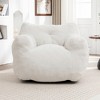Lyngins 37" Giant Bean Bag Chair, Pre-Filled Lazy Chair with Removable Cover, High-Density Foam Accent Chair with Armrests, Single Sofa Chair - 2 of 4