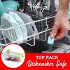 Brentwood Mandollin Slicer with 5 Cup Storage Container and 4 Interchangeable Stainless Steel Blades in Green - 4 of 4