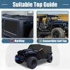 Unique Bargains Car Cover Cab Cover for Jeep Wrangler JK JL Hardtop 4 Door 2007-2021 Outdoor Sun Dust Snow Protection 210D Oxford - image 4 of 4