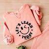 Simply Sage Market S.W.Smiley Let's Learn Today Circle Lightweight Garment Dyed Sweatshirt - 3 of 4