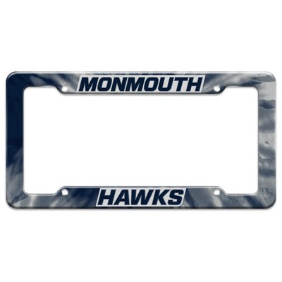 Monmouth University Hawks Tie-Dye License Plate Tag Frame