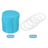 Unique Bargains Wide Mouth Plastic Mason Jar Lids with Silicone Sealing Ring 10 Pcs - 2 of 4
