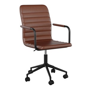 Martha Stewart Taytum Upholstered Office Chair - 1 of 4