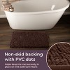 Lavish Home 2-Piece Chenille Memory Foam Bathroom Rugs Set - 4 of 4