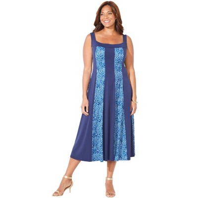 Catherines Women's Plus Size Light & Easy Stretch Tank Dress