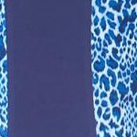french blue animal print