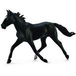 Breyer Animal Creations Breyer CollectA Series Black Standardbred Pacer Stallion Model Horse