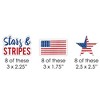Big Dot of Happiness Stars & Stripes - Paper Straw Decor - Memorial Day, 4th of July & Labor Day USA Patriotic Party Striped Decor Straws - Set of 24 - 2 of 4