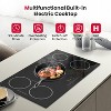 GASLAND CH905BF34A 36 Inches 5 Burners Built-in Ceramic Electric Cooktop, 240 V 9200 W, ETL Certificated, Touch Control - 3 of 4