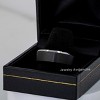 Jewelry Avalanche Black Brushed Finish Polished Beveled Edge Tungsten Carbide Wedding Band, Comfort-fit, 8mm - 4 of 4