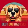 Men's Design By Humans Best Dog Dad Ever Golden Retriever By LuckyCharm99 T-Shirt - 2 of 2