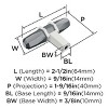 Amerock London Cabinet or Furniture Knob - 4 of 4
