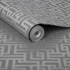 Zen Pepper Grey Geometric Paste the Wall Wallpaper - 3 of 4