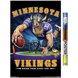 Trends International NFL Minnesota VIkings - End Zone 17 Unframed Wall Poster Prints - 1 of 4