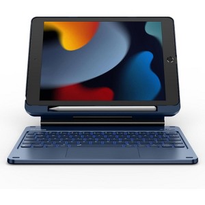 Dexnor for iPad 9th Generation Keyboard Case Floating Cantilever Magnetic Stand Multi-Touch Trackpad Backlit Pencil Holder Magic Style Keyboard - 1 of 3