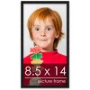 PosterPalooza | Photo Size Minimalist Black Picture Frame - UV Acrylic, Foam Board Backing, Hanging Hardware - 2 of 4