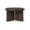 Signature Design by Ashley Korestone Mid-Century Oval Coffee Table, Dark Brown - image 4 of 4